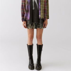 Dr Martens AUDRICK 20-EYE LEATHER KNEE HIGH PLATFORM BOOT